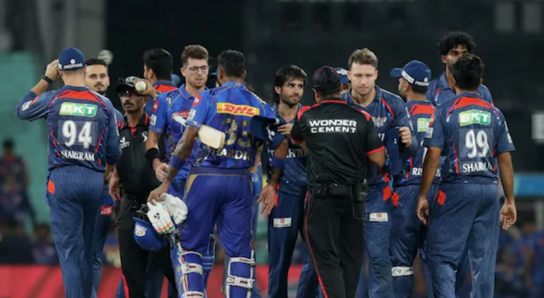 Mumbai Indians Vs Lucknow Super Giants Timeline