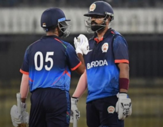 Baroda Cricket Team vs Sikkim Cricket Team Match Scorecard