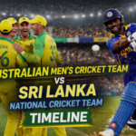Sri Lanka National Cricket Team Vs Australian Men’s Cricket Team Timeline