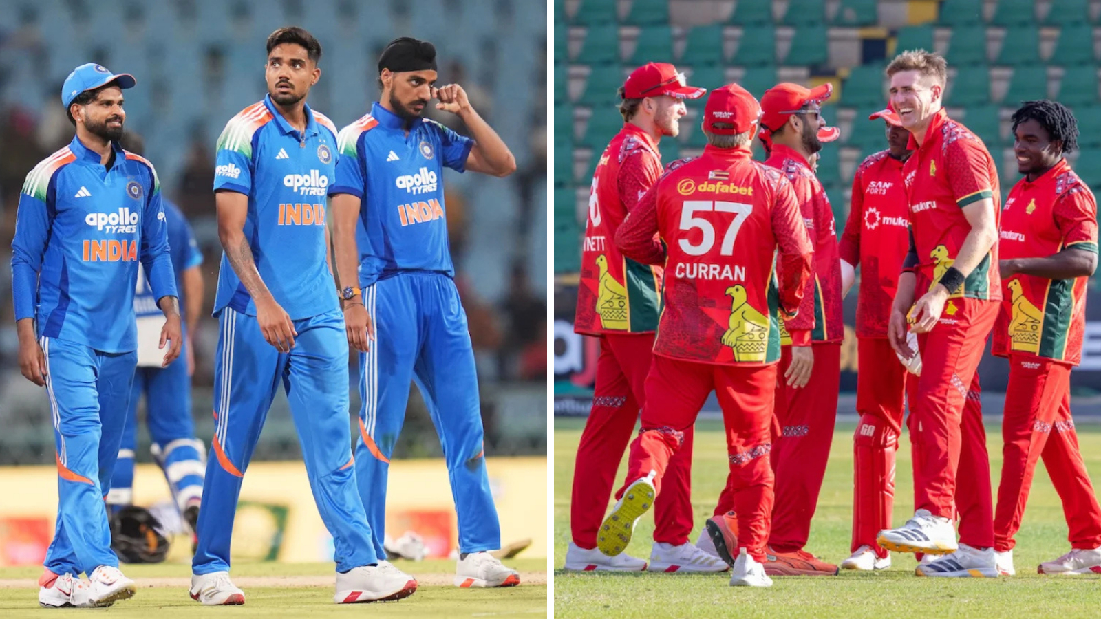 India National Cricket Team Vs Zimbabwe National Cricket Team Players